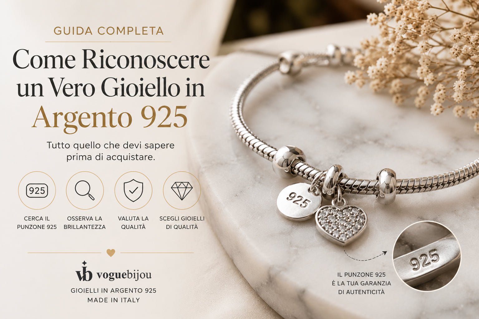 Come Riconoscere un Vero Gioiello in Argento 925 | Vogue Bijou - Vogue Bijou