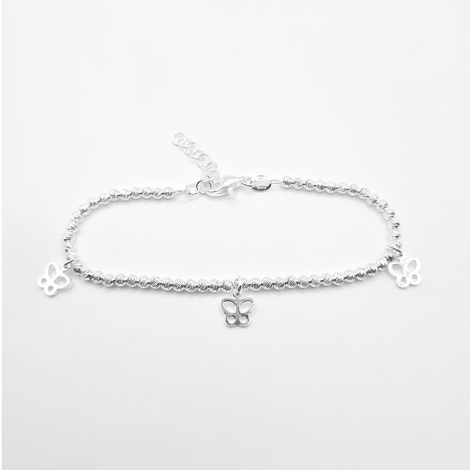 Bracciale Tris Farfalle Sfere Brillanti