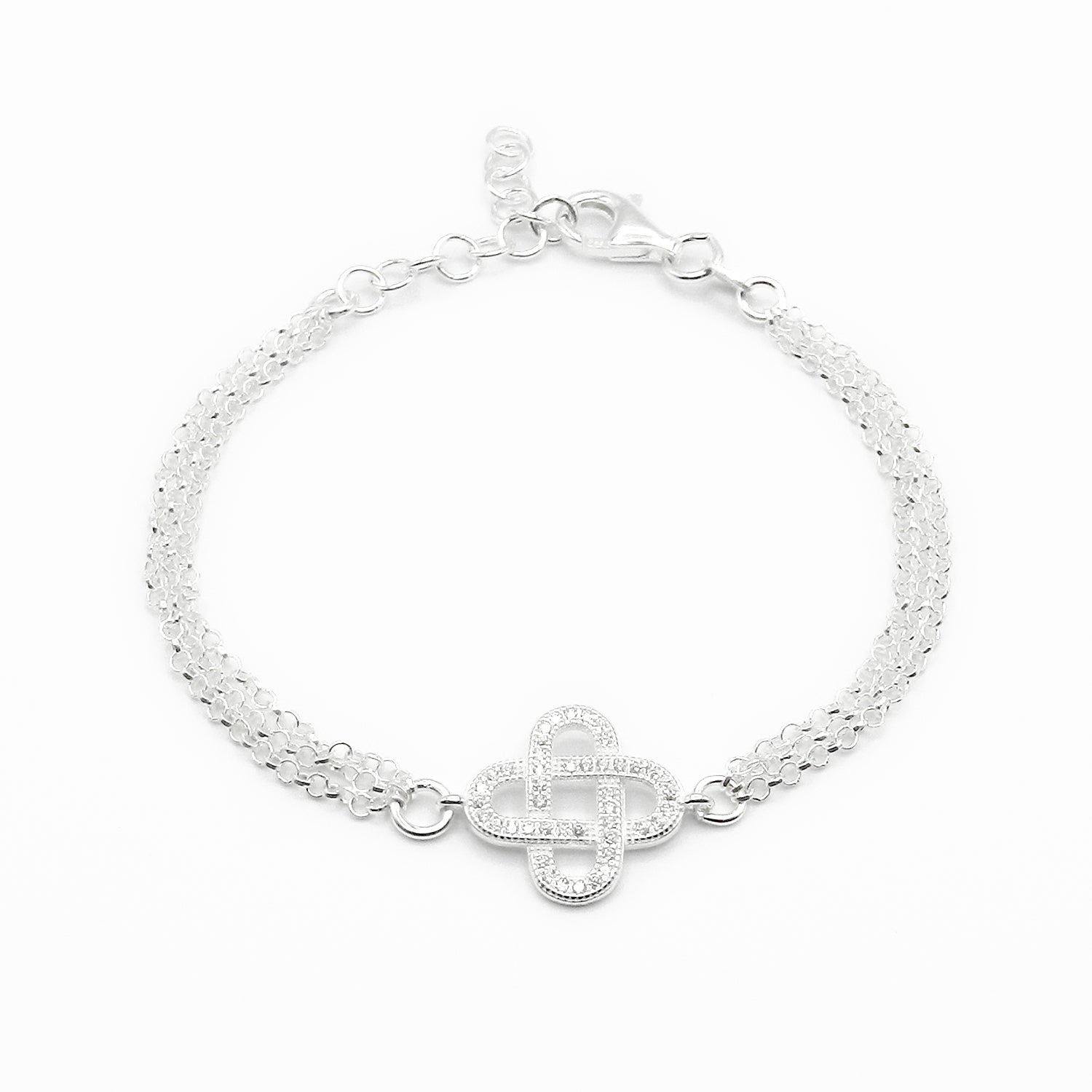 Bracciale Infinito Pavé