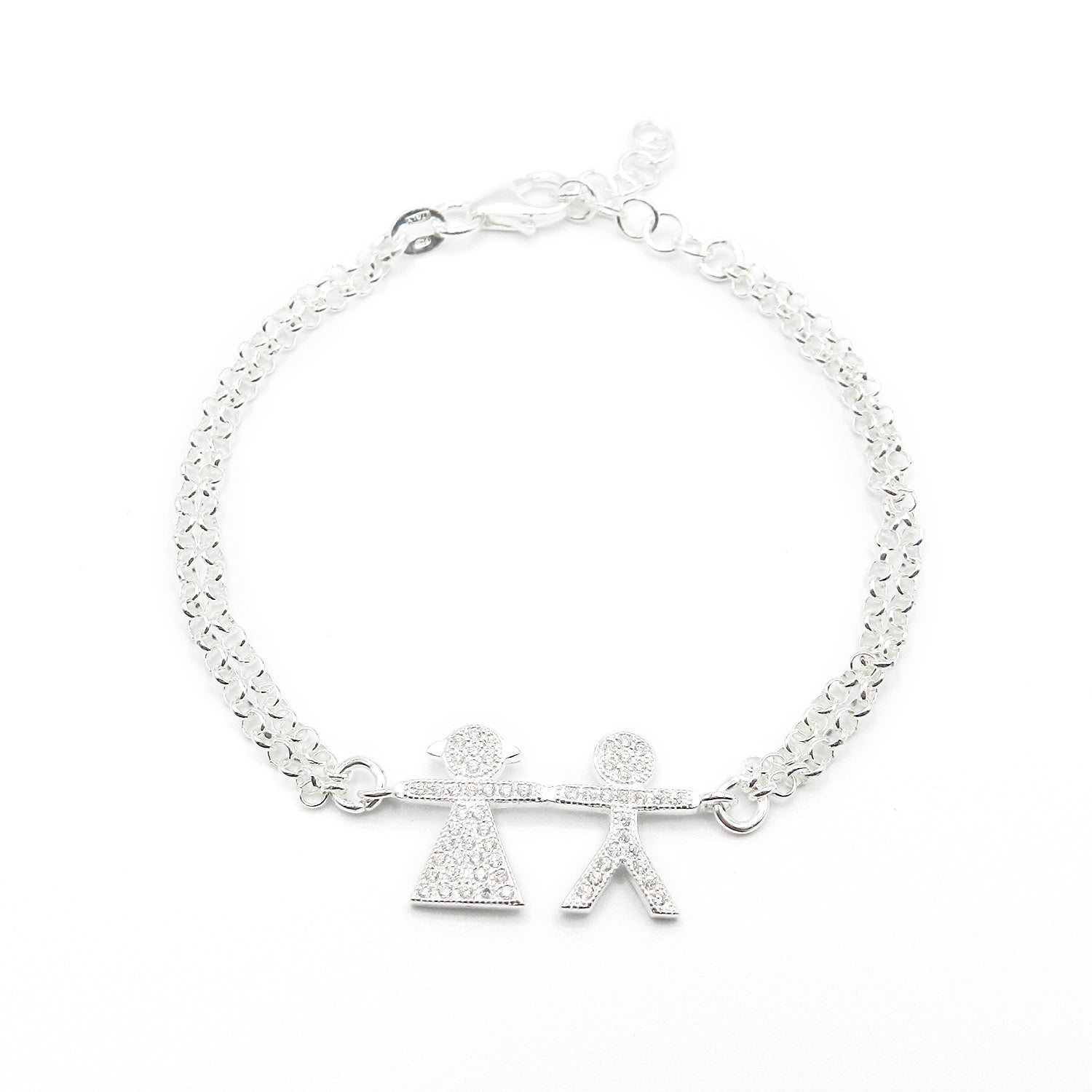 Bracciale Amicizia Pavé
